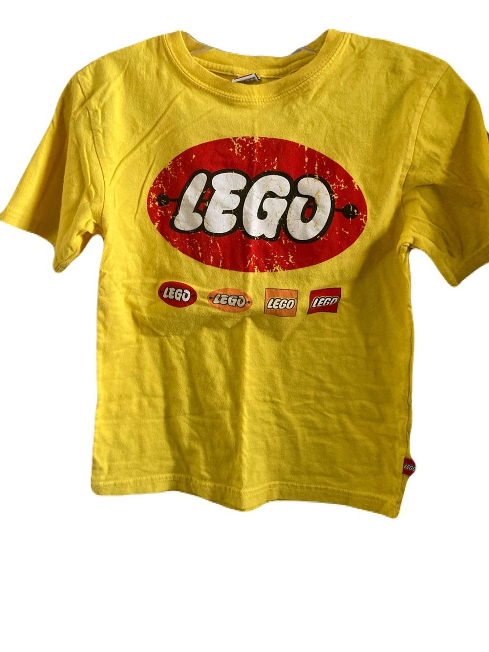 Lego Yellow Short Sleeve Tee with Red Logo